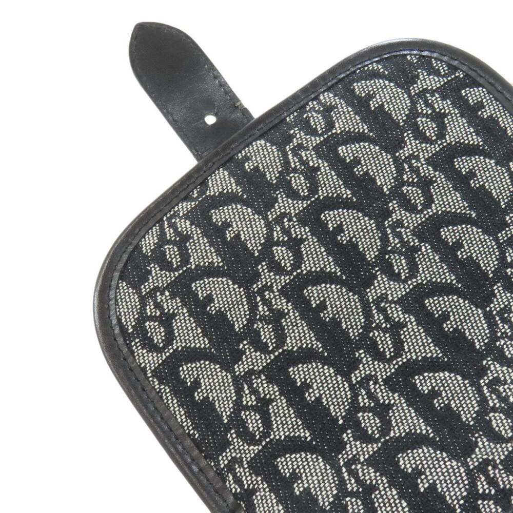 CHRISTIAN DIOR Black Canvas Trotter Shoulder Bag - Picture 11 of 16